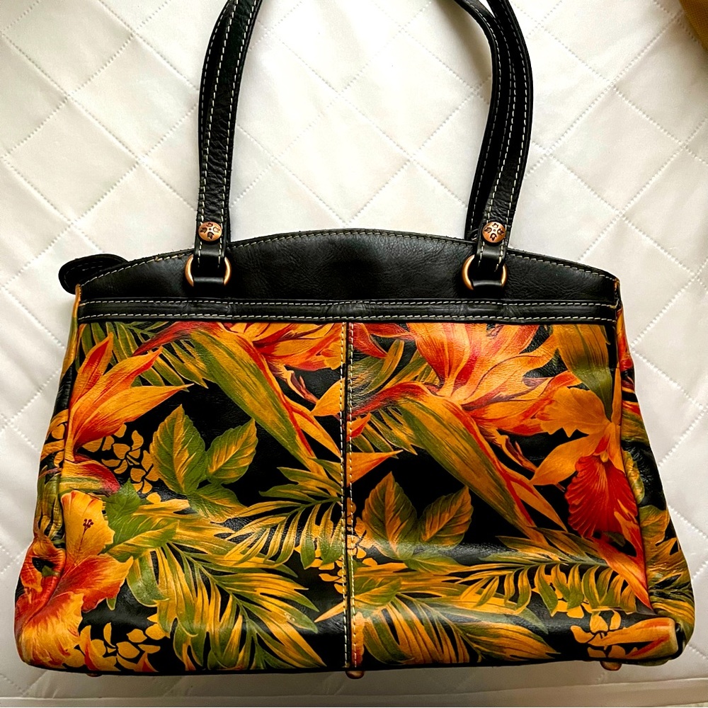 Leather bag Patricia Nash in great condition, very spacious.